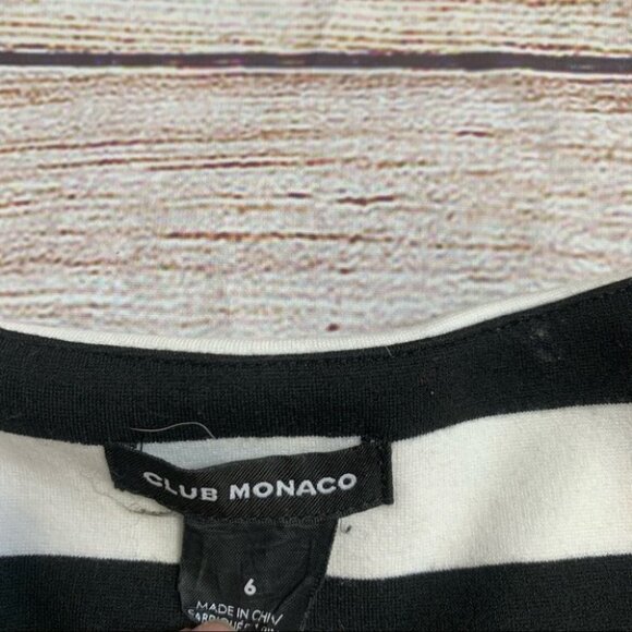 Club Monaco Haley Striped Shift Dress Size 6 - Picture 5 of 10